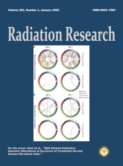 Radiation Research Cover January 2025